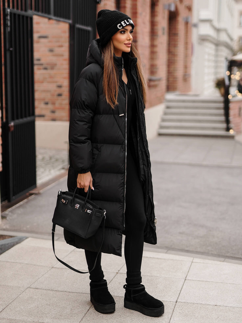 Ženska jakna črna OZONEE JS/5M3163/392Z