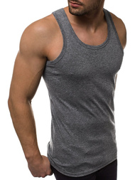 Moška majica brez rokavov temnosiva OZONEE JS/NB001