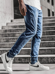 Moške hlače jogger modre OZONEE JS/KK1098