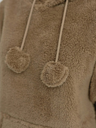 Ženska jopa s kapuco camel OZONEE JS/HH192/157