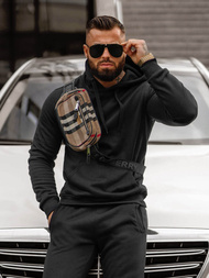 Moška trenirka črna OZONEE JS/68C10381/3Z