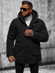 Moška zimska jakna črna OZONEE JS/5M718/392