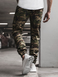 Moške hlače jogger zelene OZONEE A/404