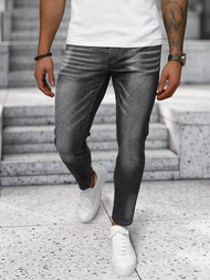 Moške kavbojke grafitne OZONEE NB/MP0199GS