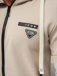 Moška trenirka bež OZONEE O/LN11760