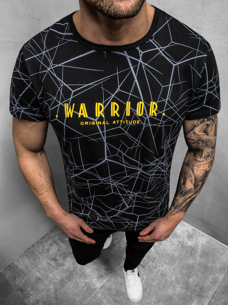 Moška majica črna OZONEE JS/SS10935Z