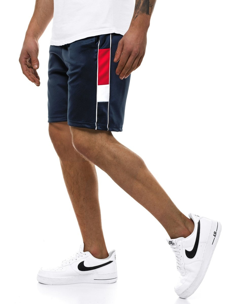 Moške kratke hlače mornarsko modre OZONEE JS/KK300171