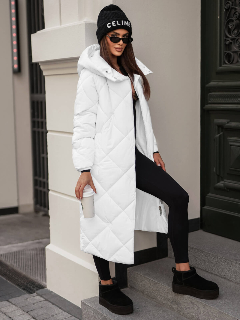 Ženska jakna bela OZONEE JS/5M3173/281Z