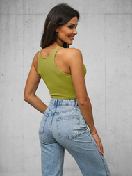 Ženski brezrokavnik olivna OZONEE O/ZL-032