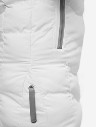 Ženski brezrokavnik s kapuco bela OZONEE N/7042