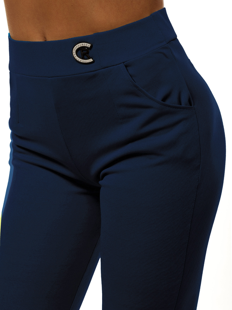 Ženske kratke pajkice mornarsko modre OZONEE JS/1027/B4