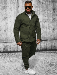 Moška prehodna jakna kaki OZONEE O/G3035