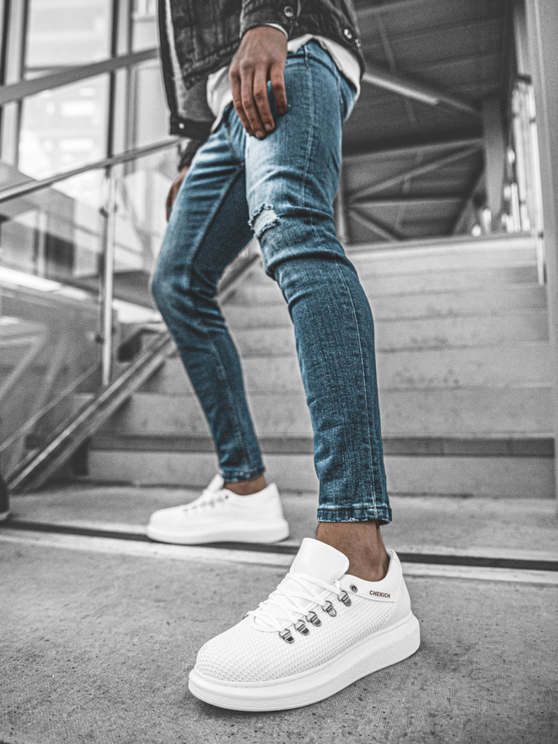 Moške superge bele OZONEE CH/021