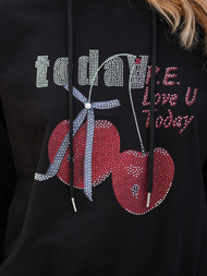 Ženska jopa črna OZONEE JS/8B856/3