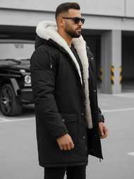 Moška zimska jakna črna OZONEE JS/5M120/392Z