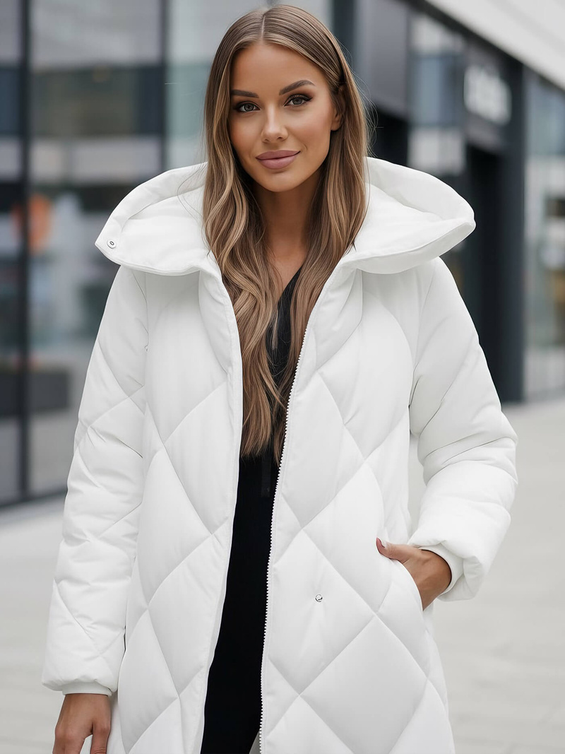 Ženska jakna bela OZONEE JS/5M3173/281Z