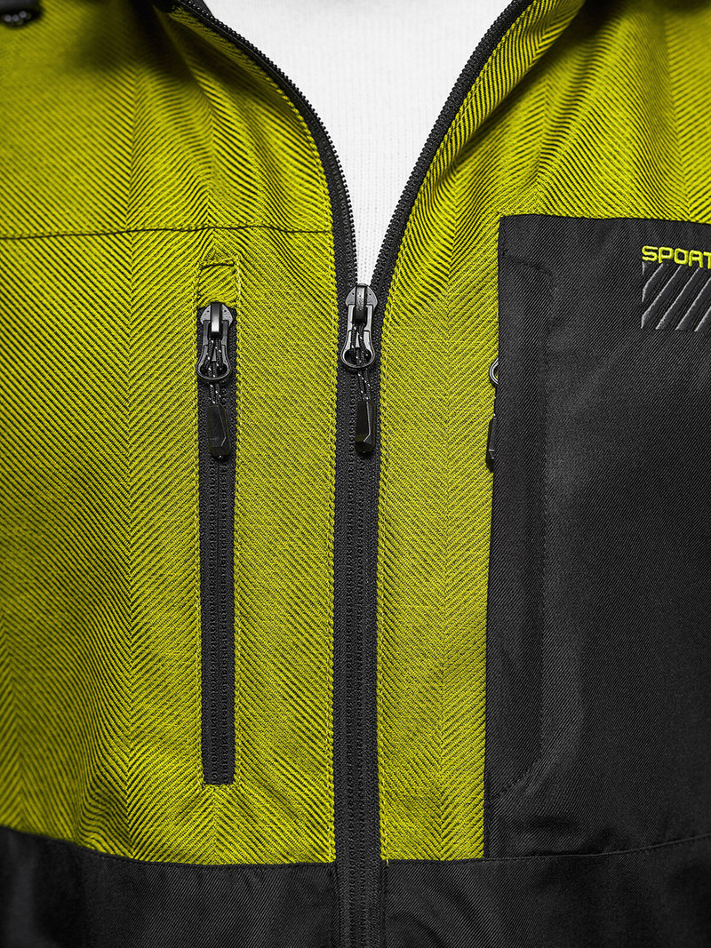 Moška jakna črna OZONEE JS/22M311/392