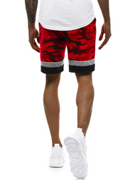 Moške kratke hlače rdeče OZONEE JS/KK300152