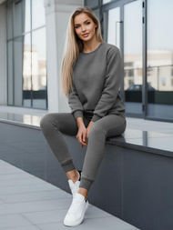 Ženski dvodelni komplet trenirka grafitni OZONEE JS/CKW01