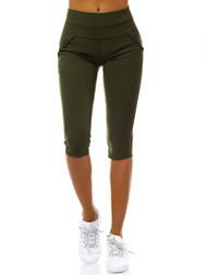 Ženske kratke pajkice kaki OZONEE JS/1041/B7