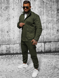 Moška prehodna jakna kaki OZONEE O/G3035