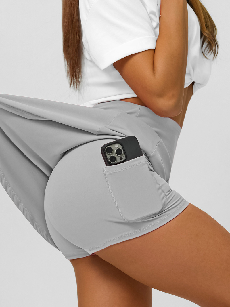 Športno krilo z pajkicami grafitne OZONEE JS/17K590/5