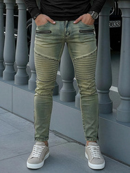 Moške Kavbojke modre OZONEE O/EM8951Z