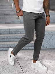 Moške kavbojke grafitne OZONEE NB/MP0192GS