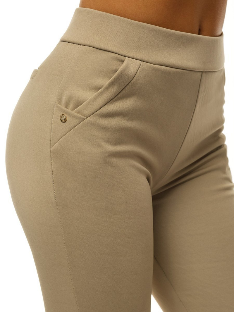 Ženske kratke pajkice bež OZONEE JS/1027/C8