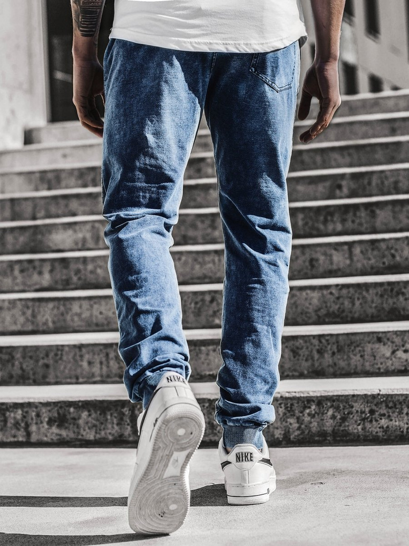 Moške hlače jogger modre OZONEE JS/KK1098