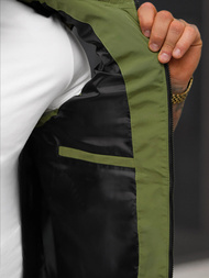 Moški brezrokavnik zelena OZONEE JS/31M5062/136