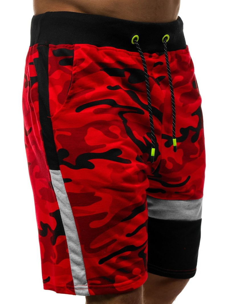 Moške kratke hlače rdeče OZONEE JS/KK300160