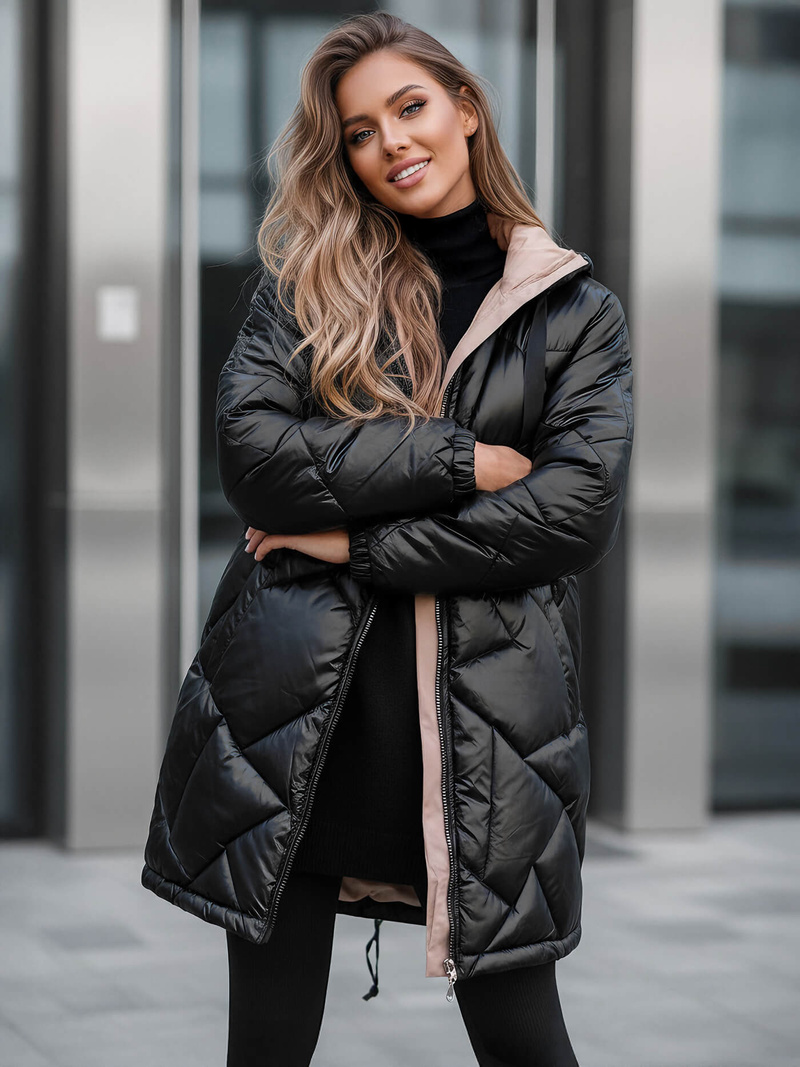 Ženska jakna črna OZONEE JS/5M3189/392Z