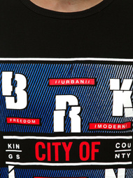 Moška majica brez rokavov črna OZONEE JS/KS2091