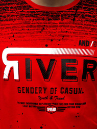 Moška majica rdeča OZONEE JS/SS10960