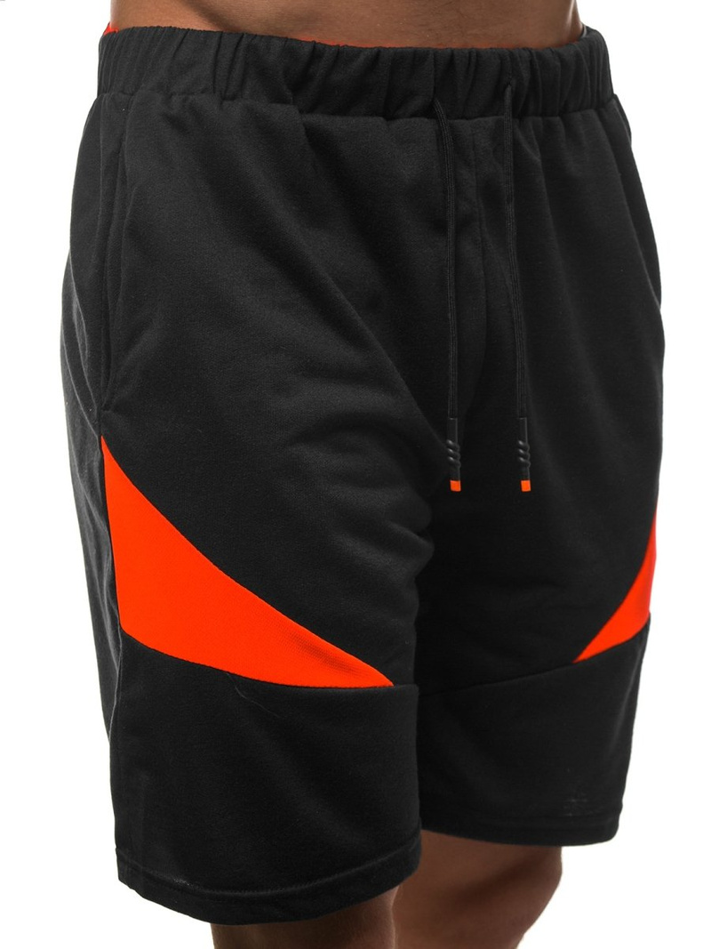 Moške kratke hlače črne OZONEE JS/KS2507