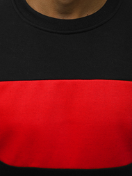 Moška jopa črno-rdeča OZONEE JS/2010Z