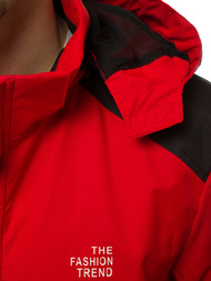 Moška prehodna jakna rdeča OZONEE MG/2515