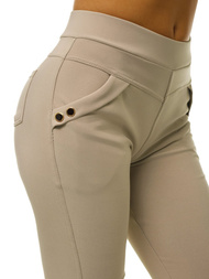 Ženske kratke pajkice bež OZONEE JS/1041/B8