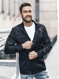 Moška prehodna jakna črna OZONEE O/99237