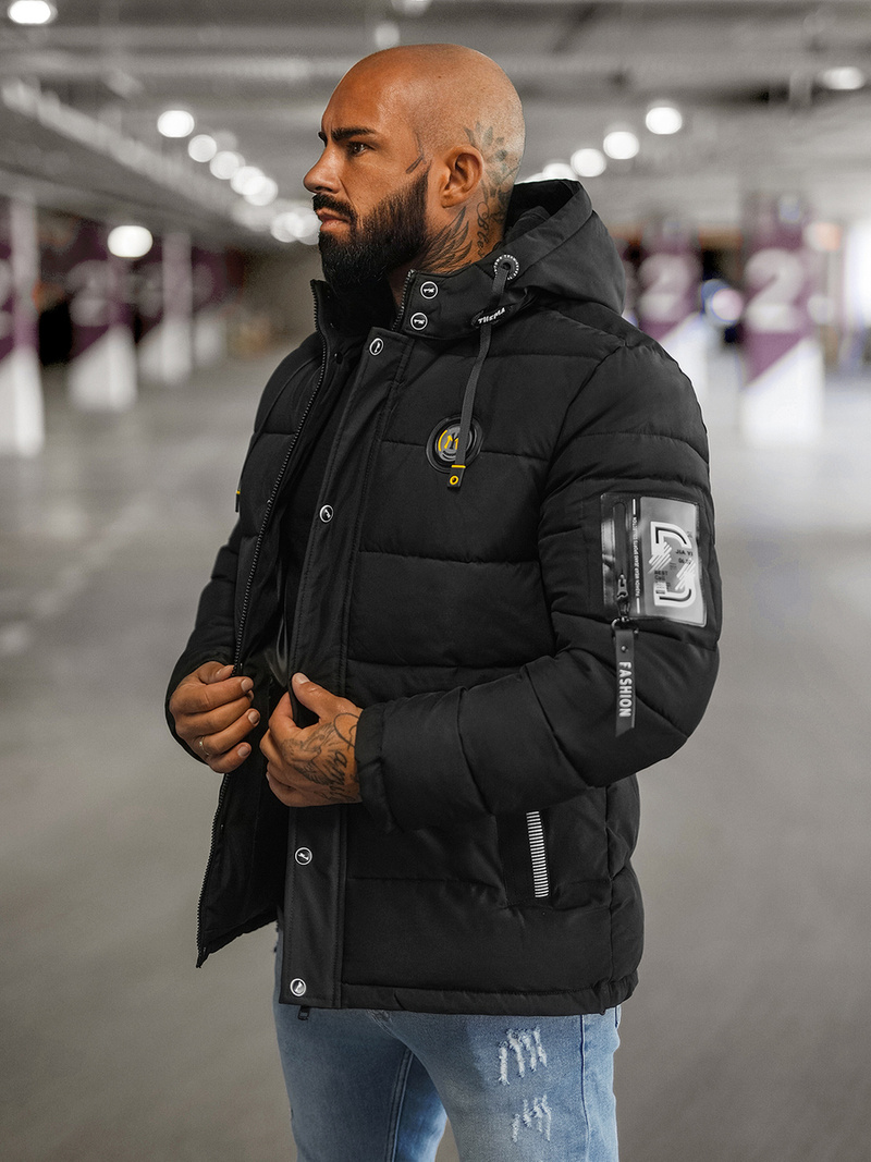 Moška jakna črna OZONEE JS/57M7503/392