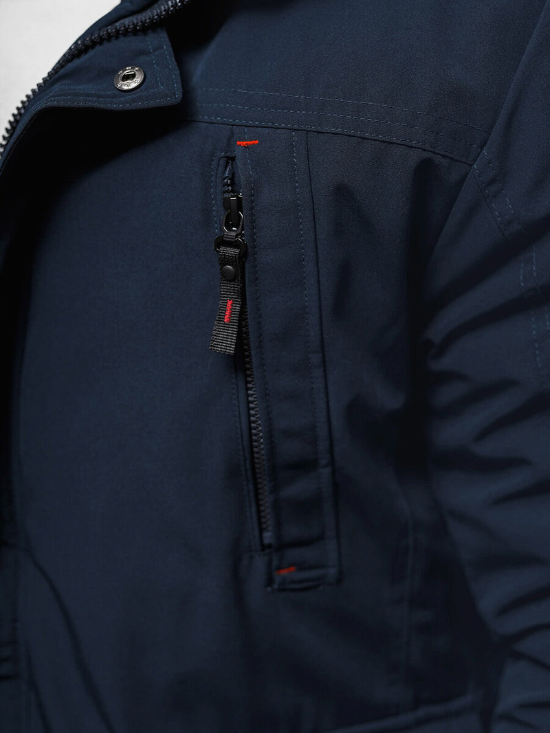 Moška zimska jakna mornarsko modri OZONEE JS/5M718/215