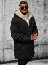 Moška zimska jakna črna OZONEE JS/5M3123/392