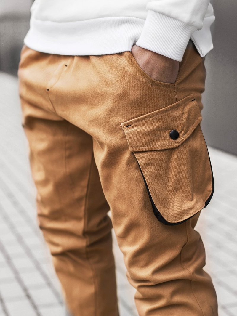 Moške hlače jogger camel OZONEE A/705