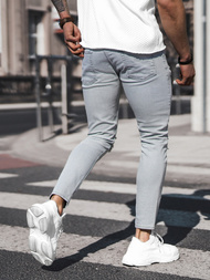 Moške kavbojke sive OZONEE DO/2463