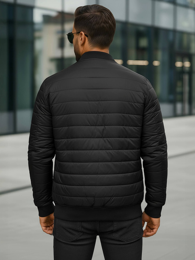 Moška bomber jakna črna OZONEE JS/MY02Z