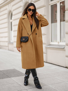 Ženski plašč camel OZONEE JS/11Z8161