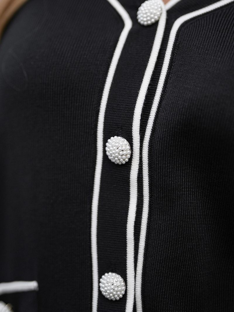 Ženski dvodelni komplet trenirka črn OZONEE JS/26C8802/3