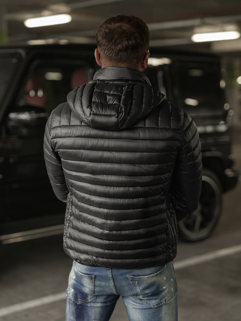 Moška jakna črna OZONEE JS/16M9336/392BZ