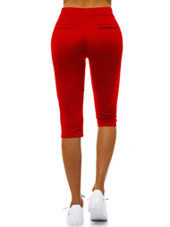 Ženske kratke pajkice rdeče OZONEE JS/1027/A5